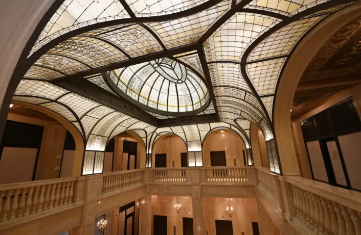 The rotunda and dome at the Book Tower, following the recent, seven year renovation.