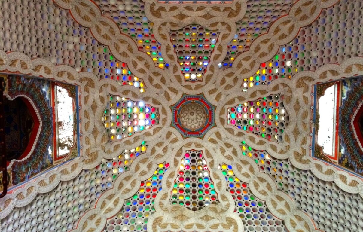 A stunning, intricate ceiling.