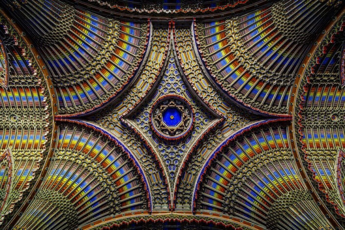 Castle of Sammezzano ceiling detail