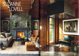 Andrew Martin book spread featuring Lakeside residence designed by Suzanne Lovell