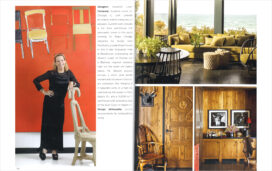 Andrew Martin book spread featuring Lakeside residence designed by Suzanne Lovell