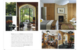 Andrew Martin book spread featuring Chicago residence designed by Suzanne Lovell