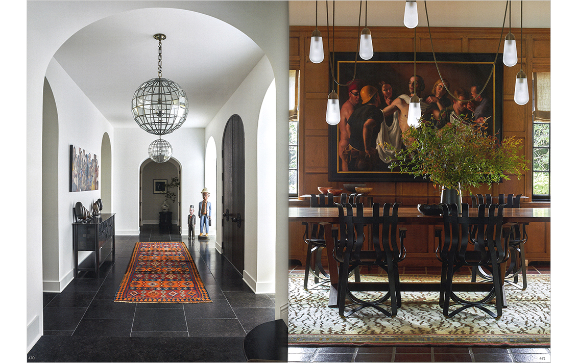 Andrew Martin book spread featuring Chicago residence designed by Suzanne Lovell